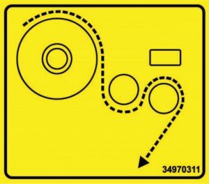 A picture containing circle, yellow, design<br><br>Description automatically generated